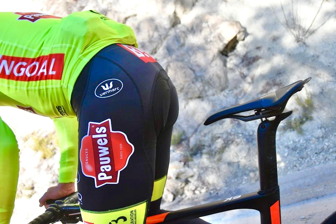 Repente con il Team Bingoal Pauwels sulle strade del grande ciclismo