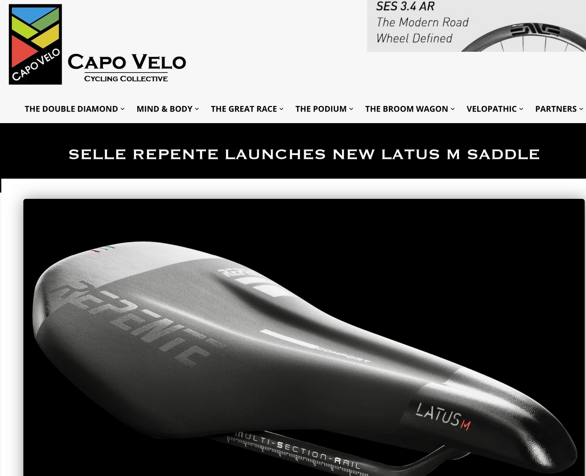 Selle Repente launches new Latus M saddle