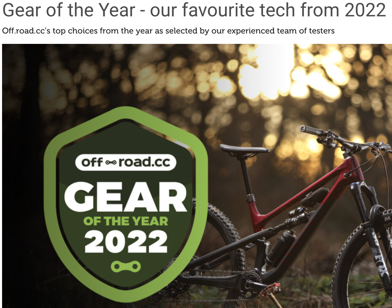 Off.road.cc, Gear of the Year: "Saddles rarely stand out, until I tested Artax GLM"