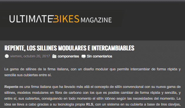 Repente, los sillines modulares e intercambiables