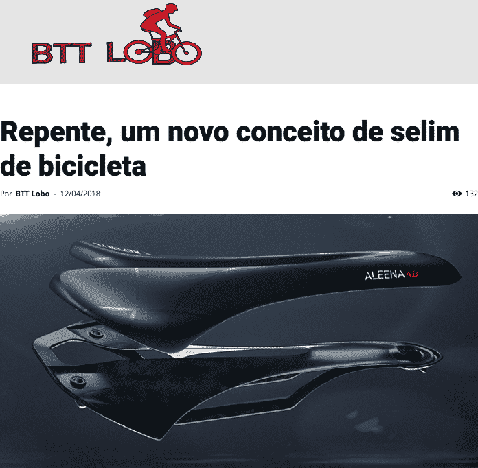 Repente, um novo conceito de selim de bicicleta