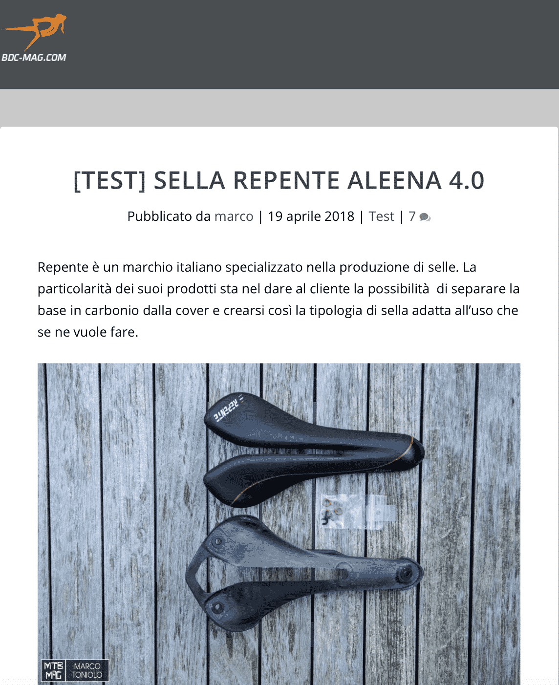 TEST SELLA REPENTE ALEENA 4.0