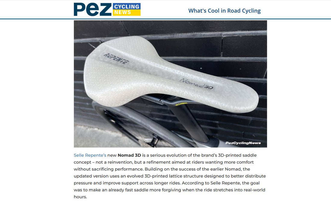 Nomad 3D sotto i riflettori di PezCycling: performance da gara, comfort da lunga distanza
