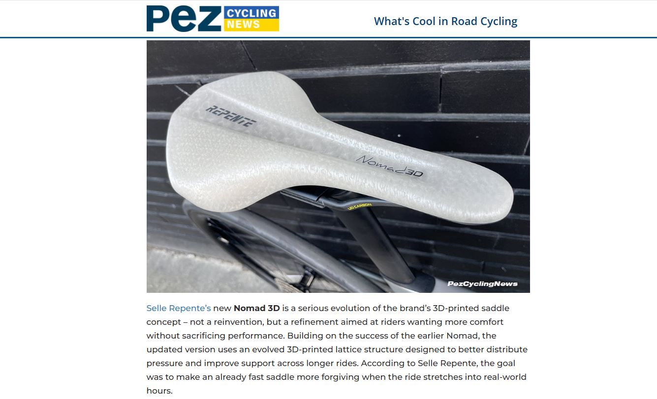 Nomad 3D sotto i riflettori di PezCycling: performance da gara, comfort da lunga distanza