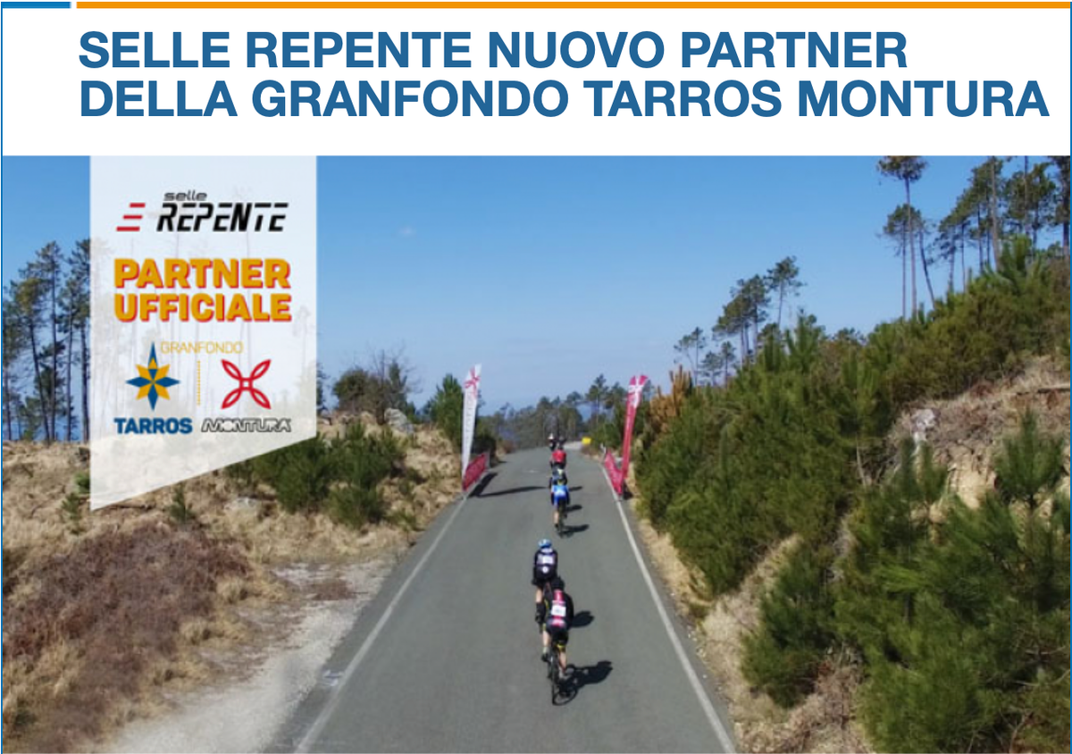 Selle Repente nuovo partner della Granfondo Tarros Montura